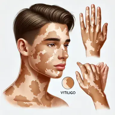 Imagen de enfermedad de Vitiligo